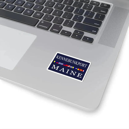 Old Flag of Kennebunkport Maine (United States) STICKER Vinyl Kiss-Cut Decal - The Sticker Space