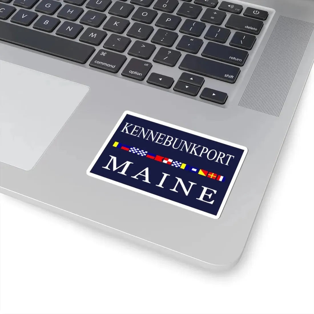 Old Flag of Kennebunkport Maine (United States) STICKER Vinyl Kiss-Cut Decal - The Sticker Space