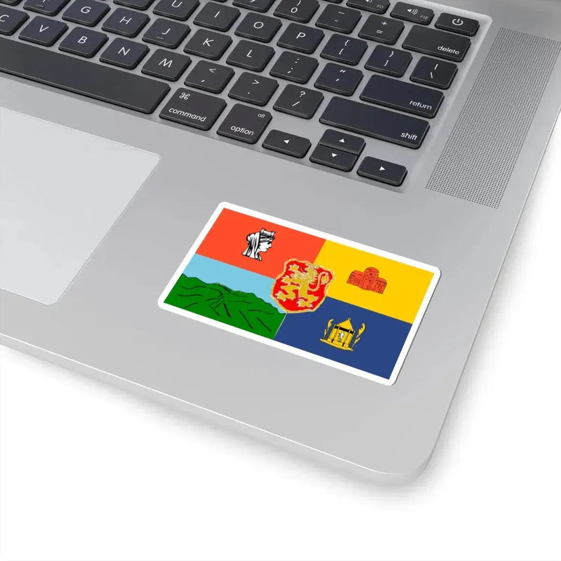 Old Flag of Sofia (Bulgaria) STICKER Vinyl Kiss-Cut Decal - The Sticker Space