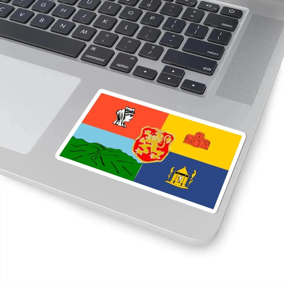 Old Flag of Sofia (Bulgaria) STICKER Vinyl Kiss-Cut Decal - The Sticker Space