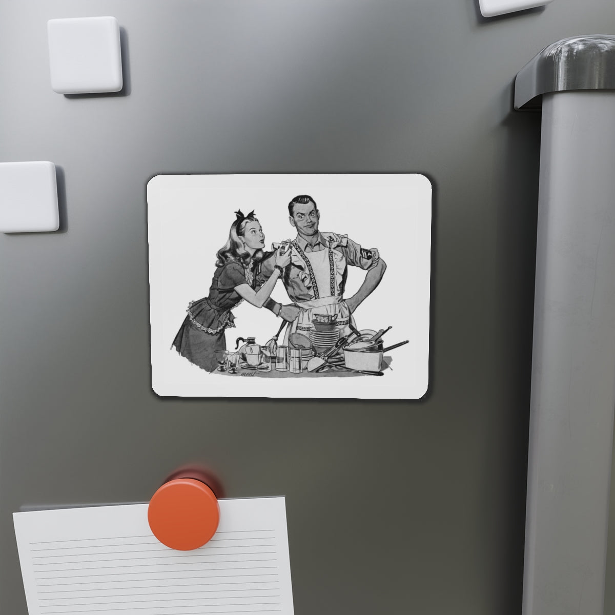 Old Gold cigarettes advertisement, 1945 (Magazine Illustration) Refrigerator Magnet-The Sticker Space