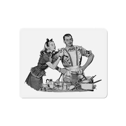 Old Gold cigarettes advertisement, 1945 (Magazine Illustration) Refrigerator Magnet 6 Inch - The Sticker Space