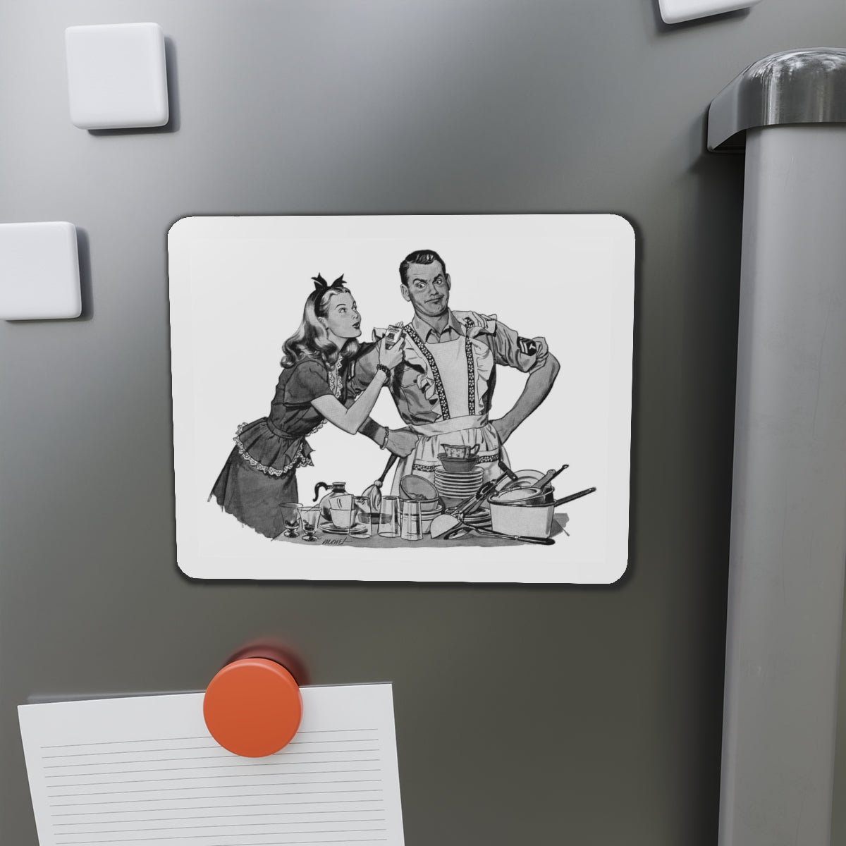 Old Gold cigarettes advertisement, 1945 (Magazine Illustration) Refrigerator Magnet-The Sticker Space