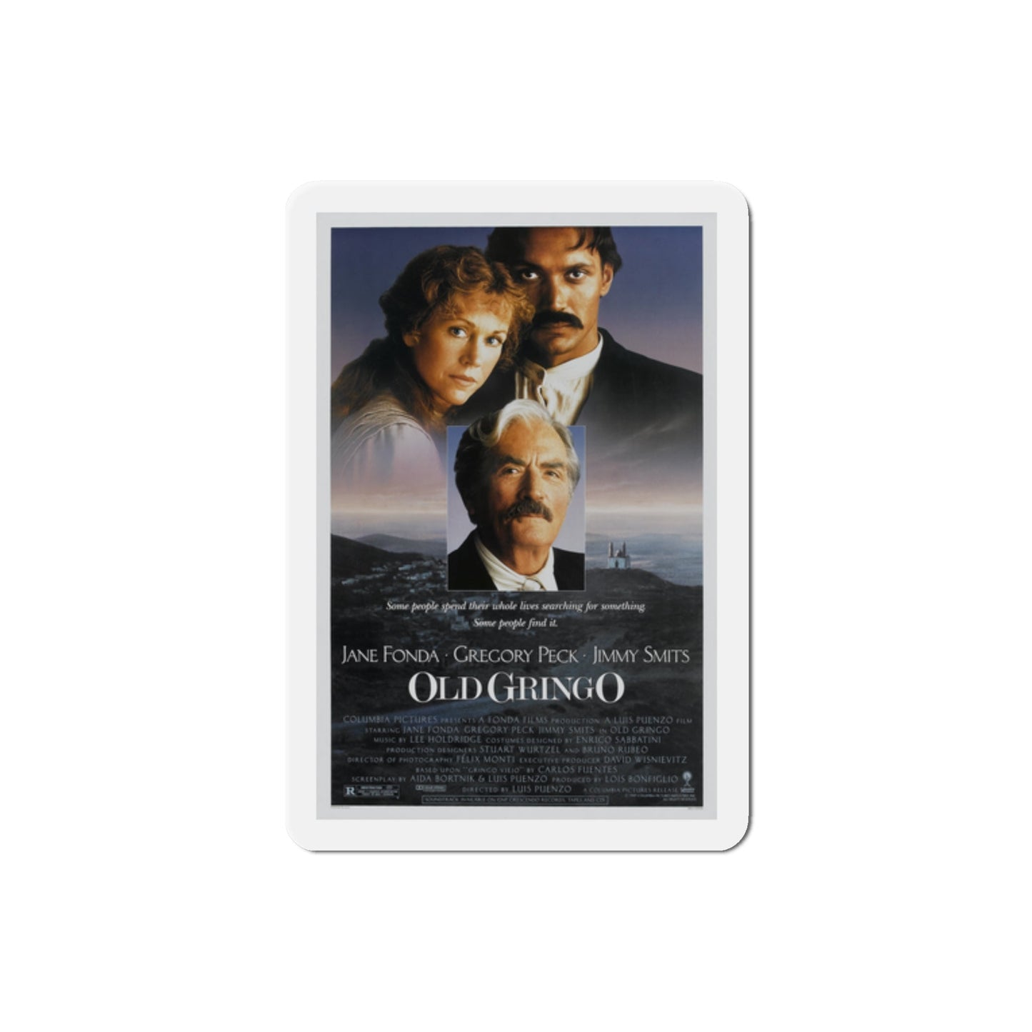 Old Gringo 1989 Movie Poster Die-Cut Magnet-2" x 2"-The Sticker Space