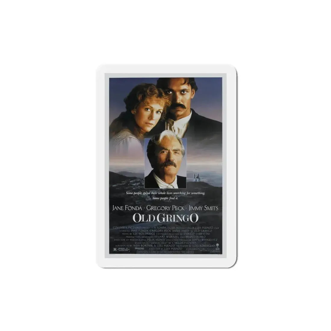Old Gringo 1989 Movie Poster Refrigerator Magnet 3 Inch - The Sticker Space