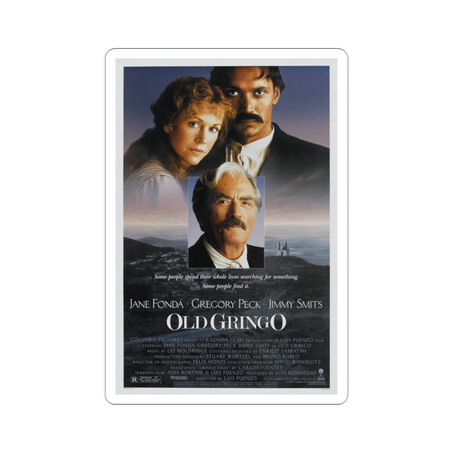 Old Gringo 1989 Movie Poster STICKER Vinyl Die-Cut Decal-2 Inch-The Sticker Space