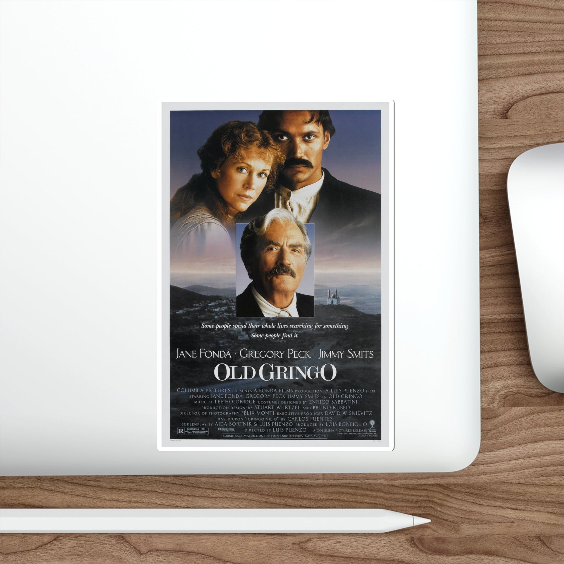 Old Gringo 1989 Movie Poster STICKER Vinyl Die-Cut Decal-The Sticker Space