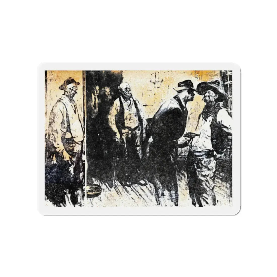 Old Man Owlhoot (1), Blue Book Magazine, April 1948 (Magazine Illustration) Refrigerator Magnet - The Sticker Space