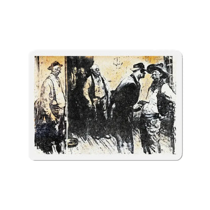 Old Man Owlhoot (1), Blue Book Magazine, April 1948 (Magazine Illustration) Refrigerator Magnet - The Sticker Space