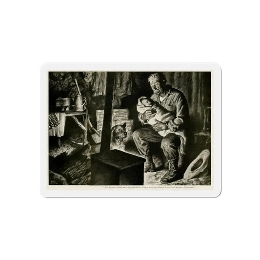 Old Matt, 1949 (Magazine Illustration) Refrigerator Magnet 6 Inch - The Sticker Space