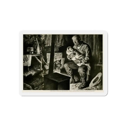 Old Matt, 1949 (Magazine Illustration) Refrigerator Magnet - The Sticker Space