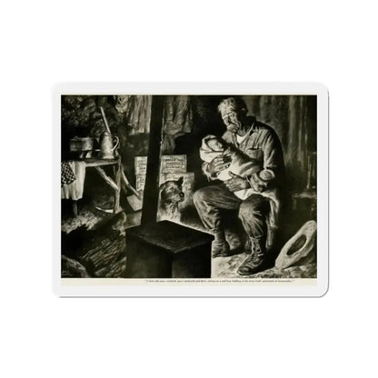 Old Matt, 1949 (Magazine Illustration) Refrigerator Magnet - The Sticker Space