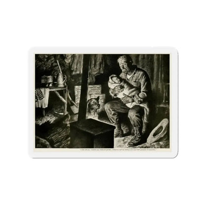 Old Matt, 1949 (Magazine Illustration) Refrigerator Magnet - The Sticker Space