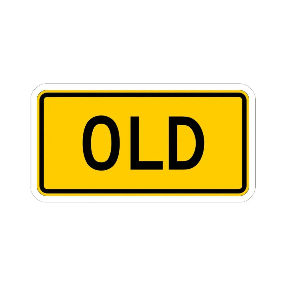 Old plate Wyoming (Wyoming) (Road Sign) STICKER Vinyl Kiss-Cut Decal - The Sticker Space