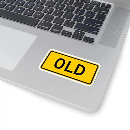 Old plate Wyoming (Wyoming) (Road Sign) STICKER Vinyl Kiss-Cut Decal - The Sticker Space