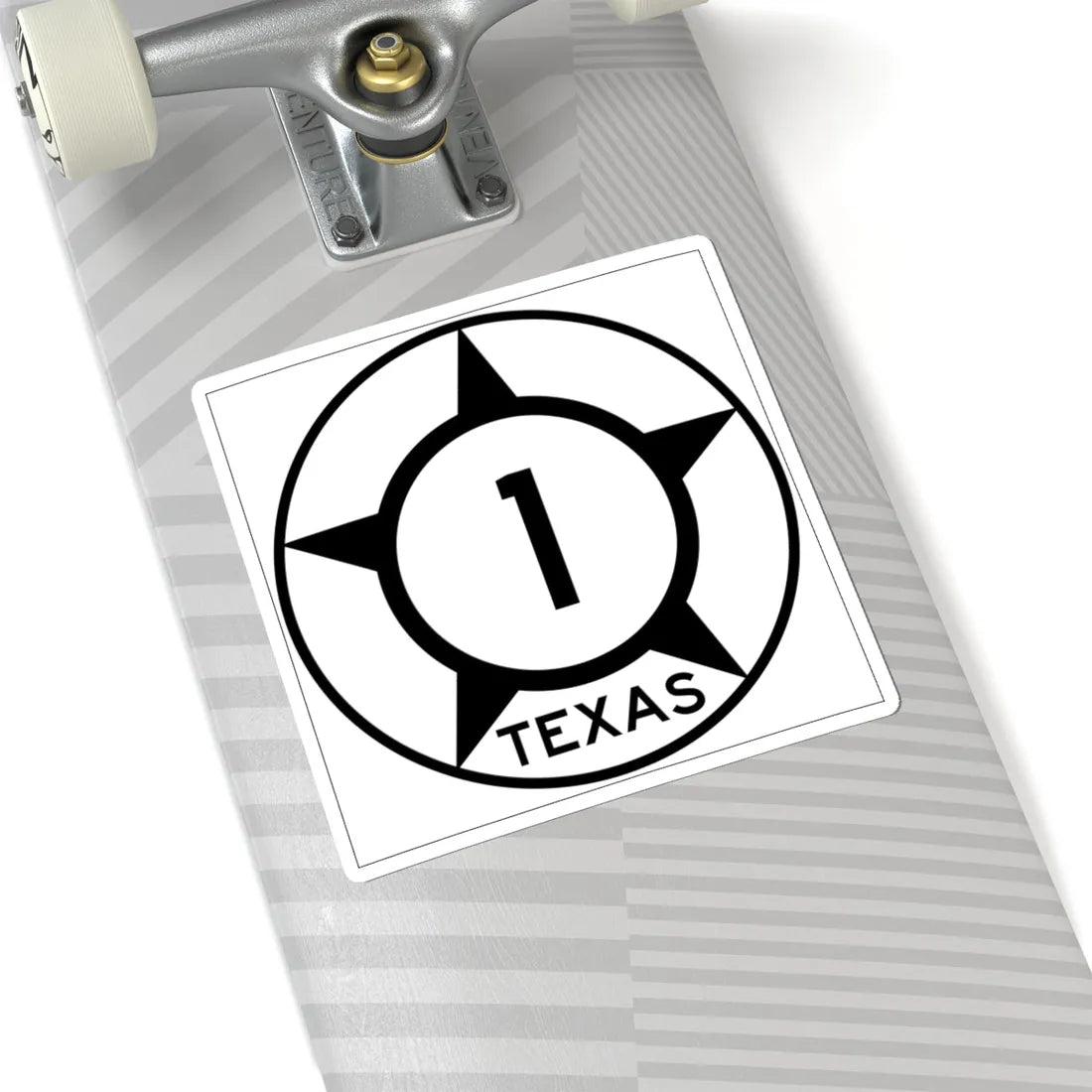 Old Texas 1 (Texas) (Road Sign) STICKER Vinyl Kiss-Cut Decal - The Sticker Space