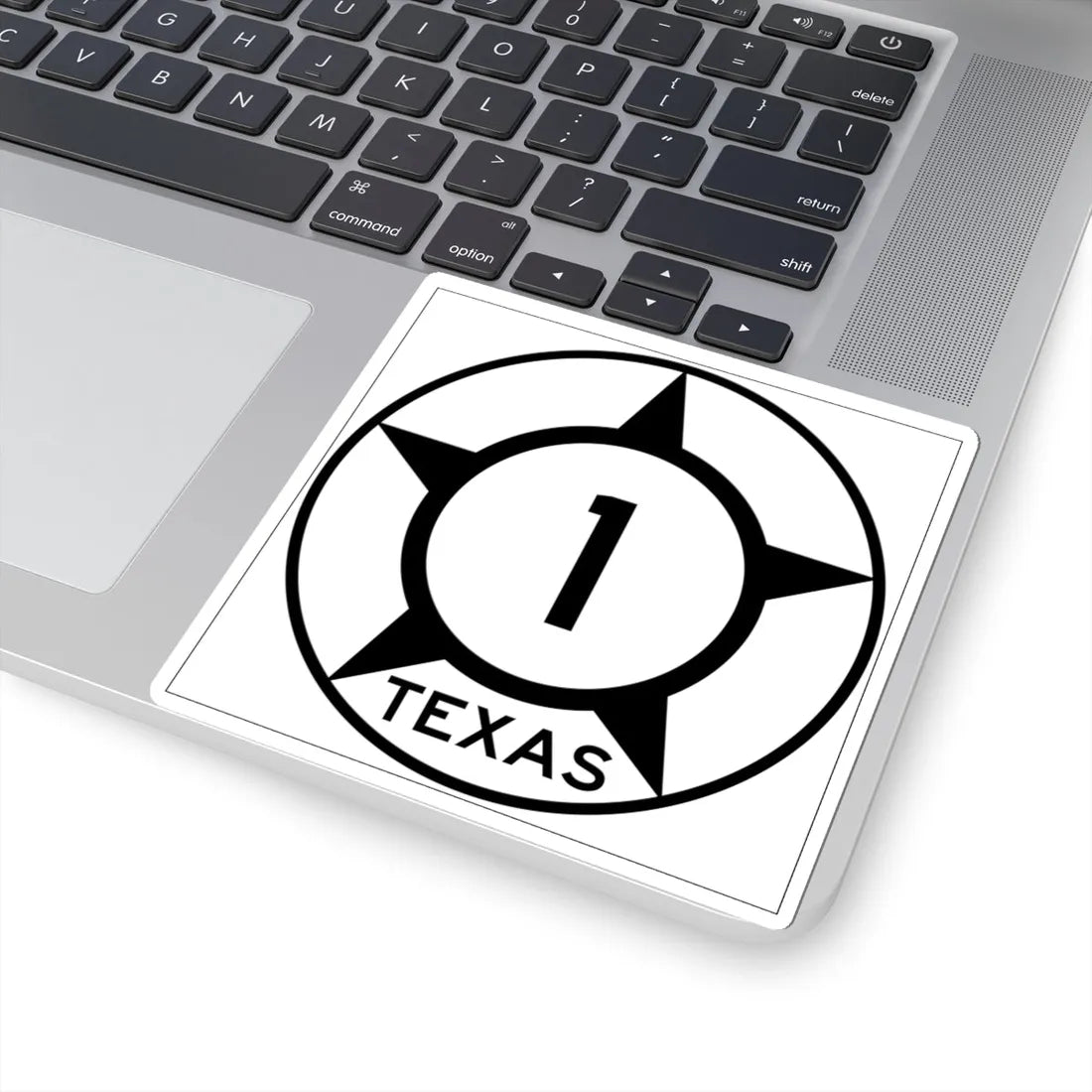 Old Texas 1 (Texas) (Road Sign) STICKER Vinyl Kiss-Cut Decal - The Sticker Space
