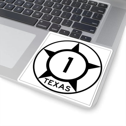 Old Texas 1 (Texas) (Road Sign) STICKER Vinyl Kiss-Cut Decal - The Sticker Space