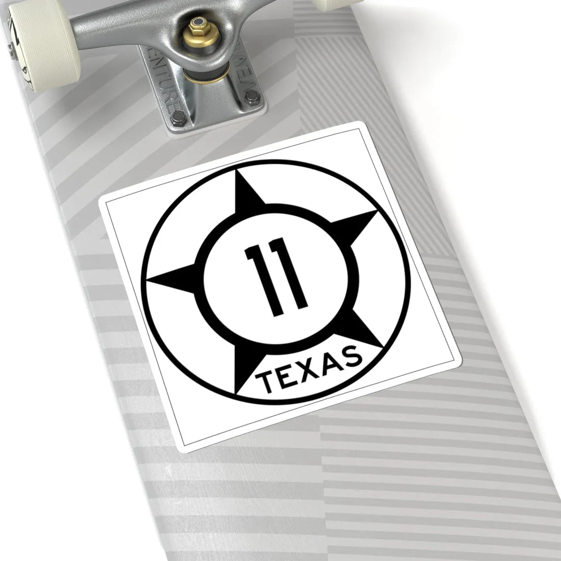 Old Texas 11 (Texas) (Road Sign) STICKER Vinyl Kiss-Cut Decal - The Sticker Space