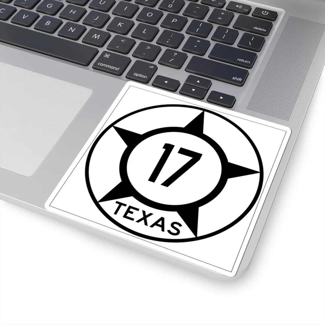 Old Texas 17 (Texas) (Road Sign) STICKER Vinyl Kiss-Cut Decal - The Sticker Space