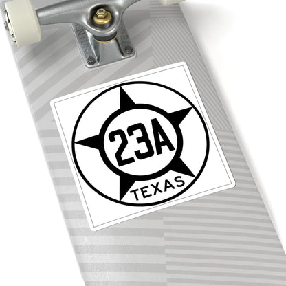 Old Texas 23A (Texas) (Road Sign) STICKER Vinyl Kiss-Cut Decal - The Sticker Space