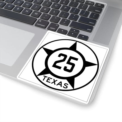 Old Texas 25 (Texas) (Road Sign) STICKER Vinyl Kiss-Cut Decal - The Sticker Space