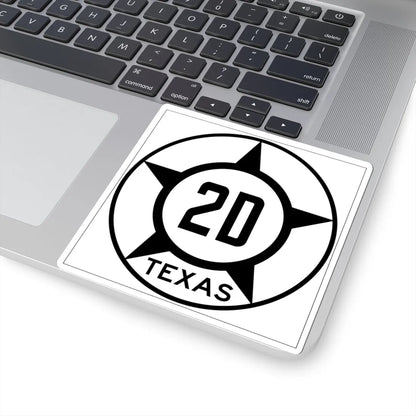 Old Texas 2D (Texas) (Road Sign) STICKER Vinyl Kiss-Cut Decal - The Sticker Space