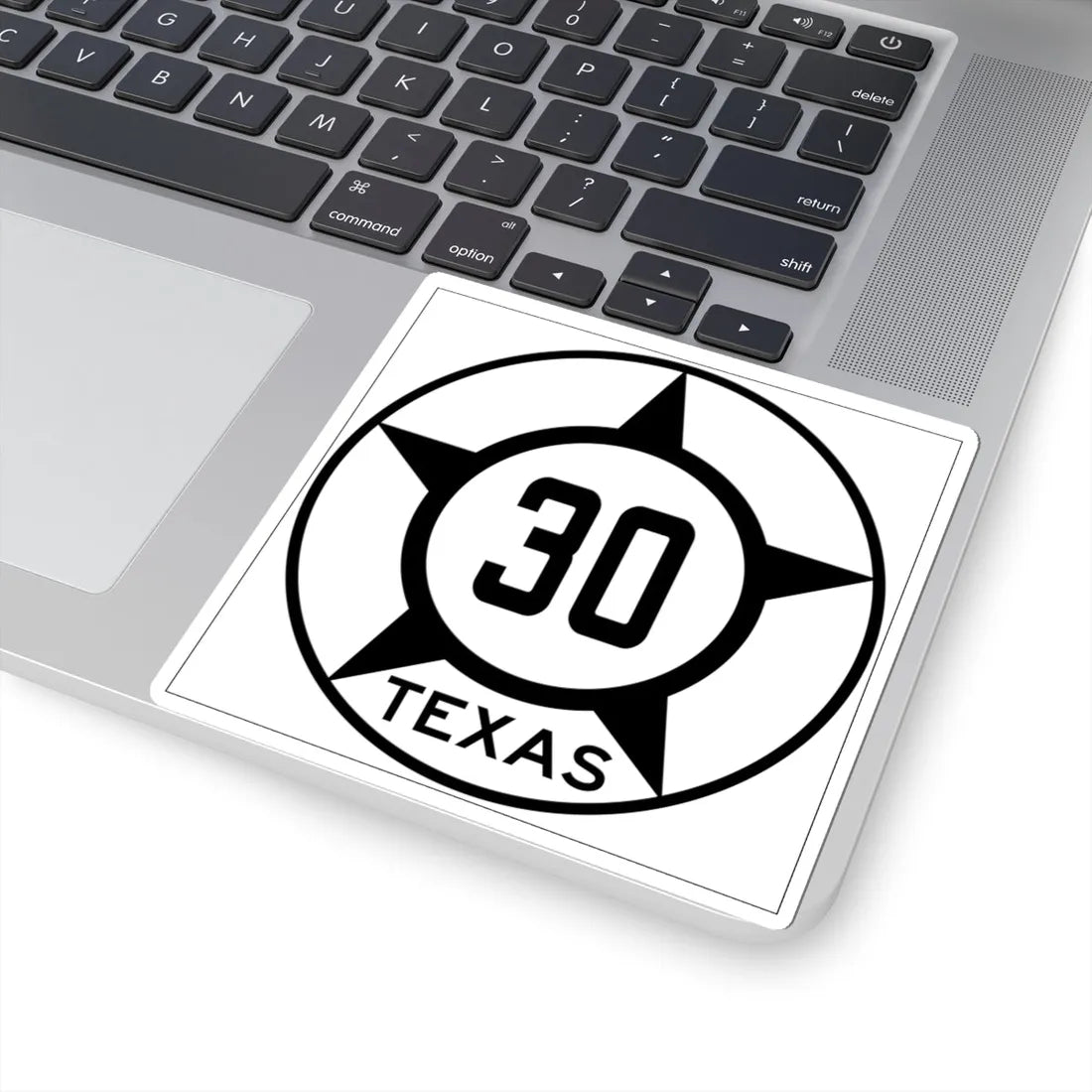 Old Texas 30 (Texas) (Road Sign) STICKER Vinyl Kiss-Cut Decal - The Sticker Space