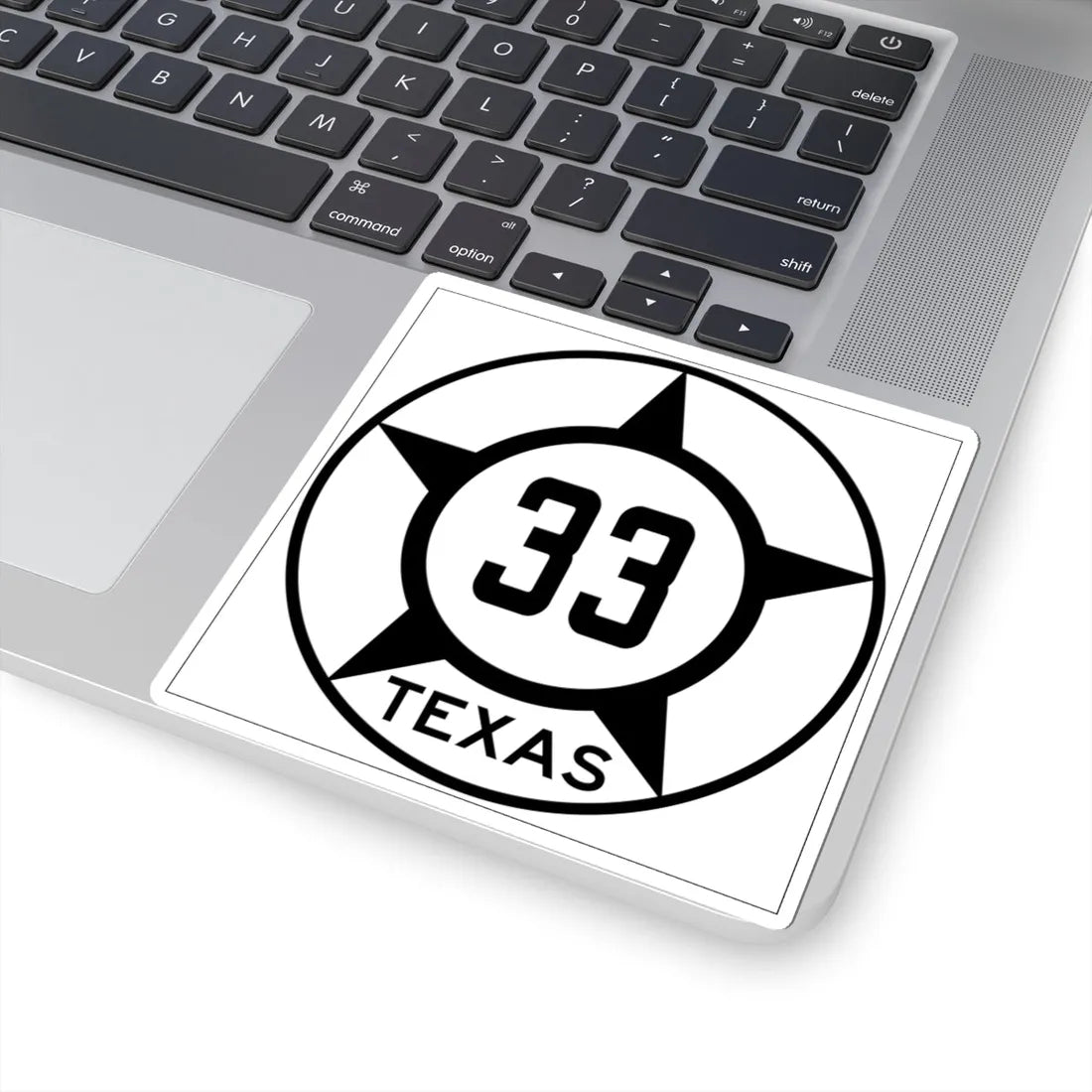 Old Texas 33 (Texas) (Road Sign) STICKER Vinyl Kiss-Cut Decal - The Sticker Space