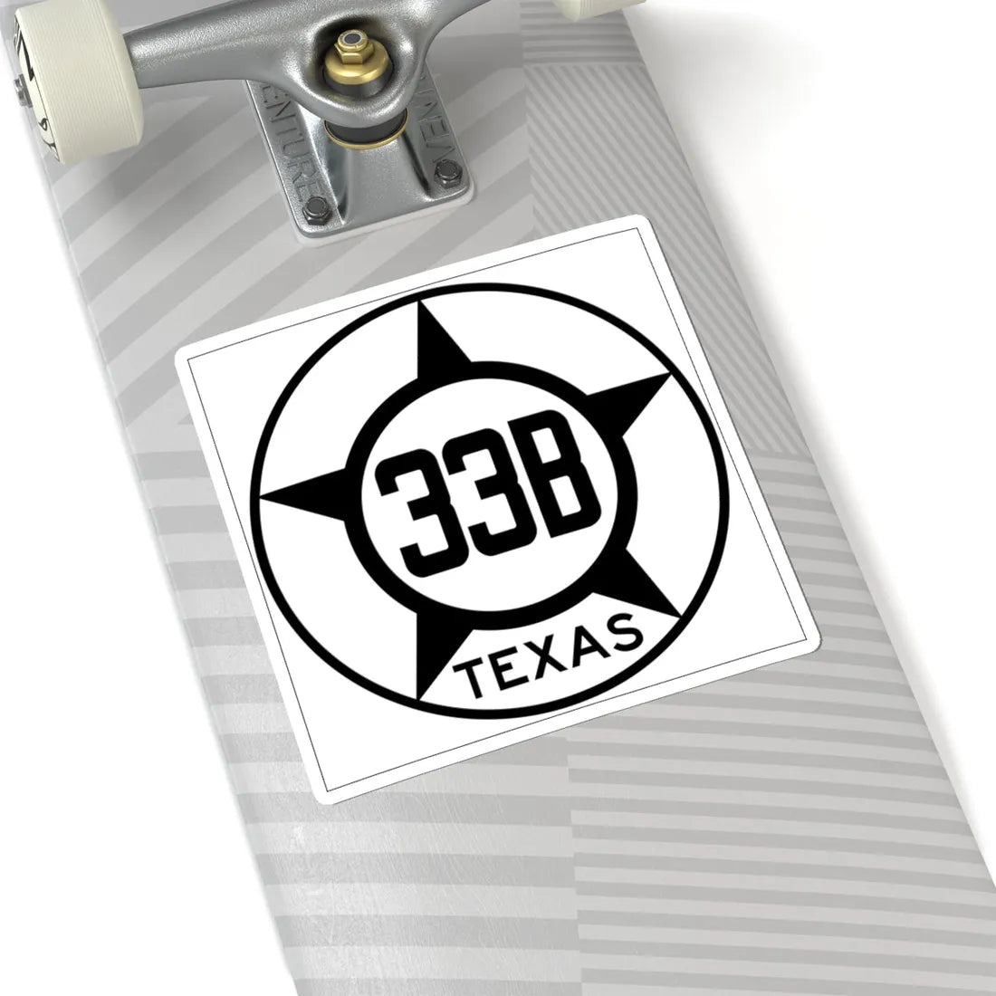Old Texas 33B (Texas) (Road Sign) STICKER Vinyl Kiss-Cut Decal - The Sticker Space