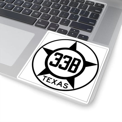 Old Texas 33B (Texas) (Road Sign) STICKER Vinyl Kiss-Cut Decal - The Sticker Space
