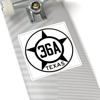 Old Texas 36A (Texas) (Road Sign) STICKER Vinyl Kiss-Cut Decal - The Sticker Space