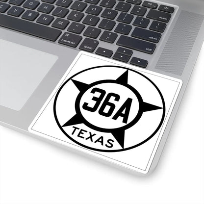 Old Texas 36A (Texas) (Road Sign) STICKER Vinyl Kiss-Cut Decal - The Sticker Space