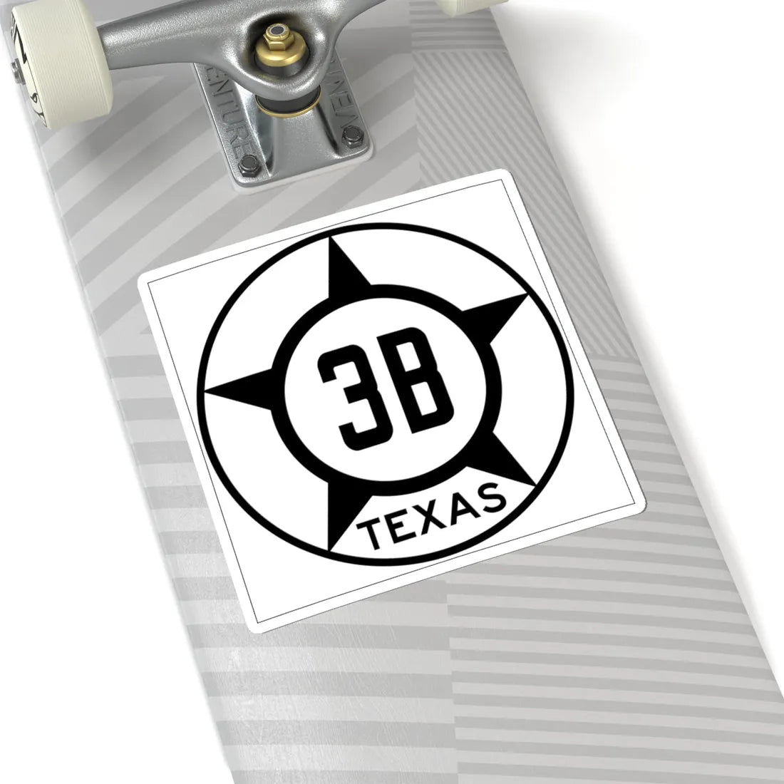 Old Texas 3B (Texas) (Road Sign) STICKER Vinyl Kiss-Cut Decal - The Sticker Space