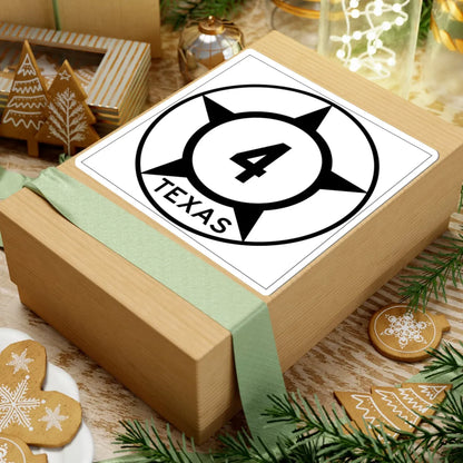 Old Texas 4 (Texas) (Road Sign) STICKER Vinyl Kiss-Cut Decal - The Sticker Space