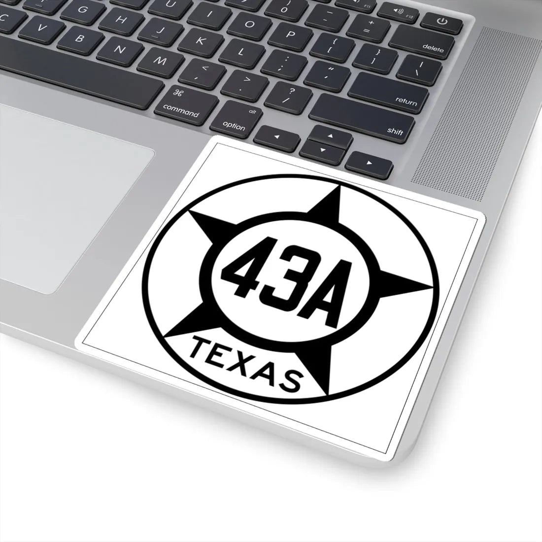 Old Texas 43A (Texas) (Road Sign) STICKER Vinyl Kiss-Cut Decal - The Sticker Space