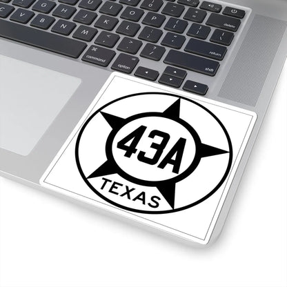 Old Texas 43A (Texas) (Road Sign) STICKER Vinyl Kiss-Cut Decal - The Sticker Space