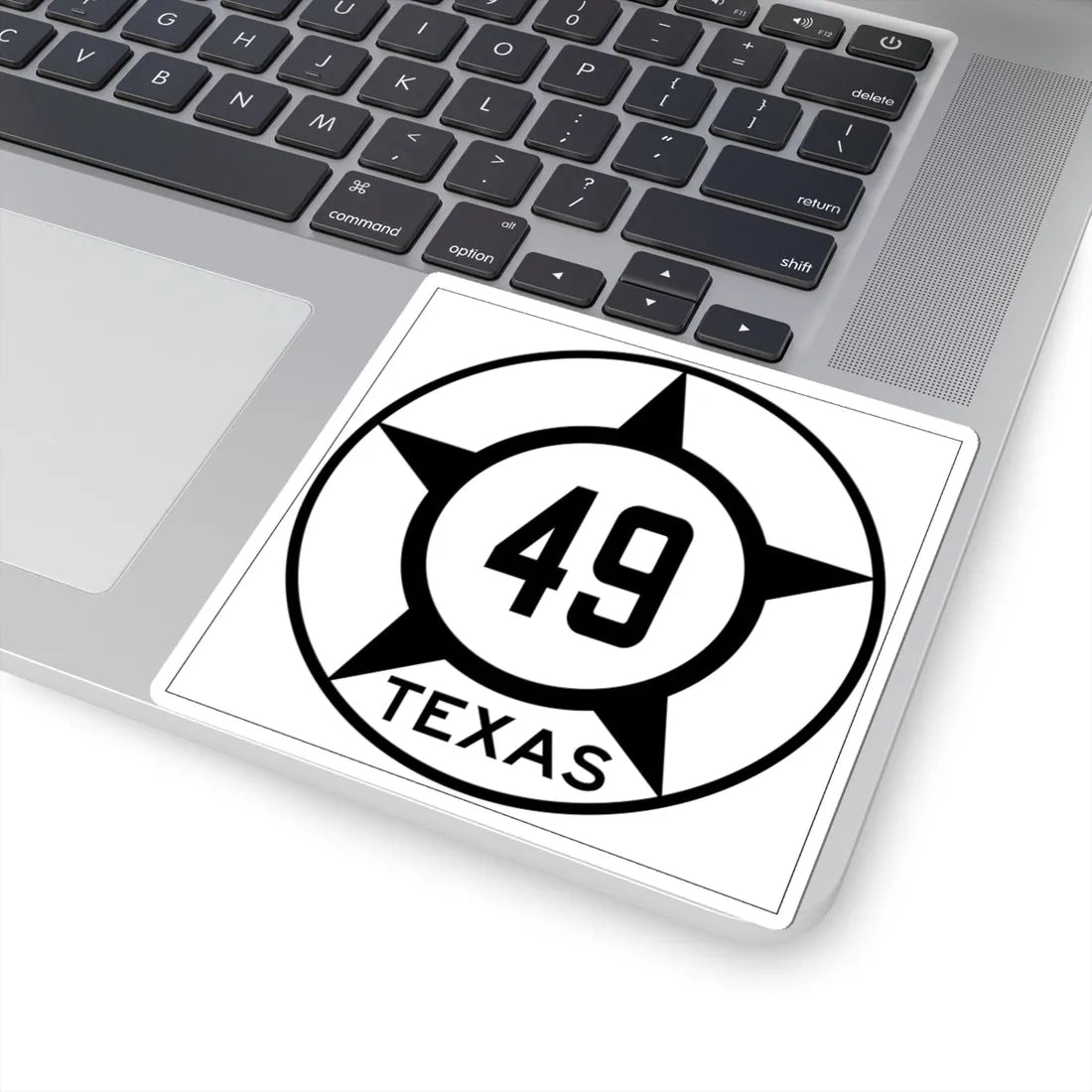 Old Texas 49 (Texas) (Road Sign) STICKER Vinyl Kiss-Cut Decal - The Sticker Space
