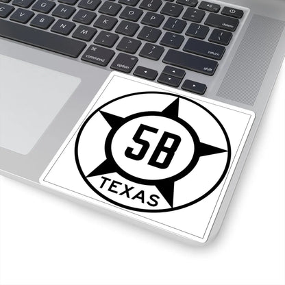 Old Texas 5B (Texas) (Road Sign) STICKER Vinyl Kiss-Cut Decal - The Sticker Space