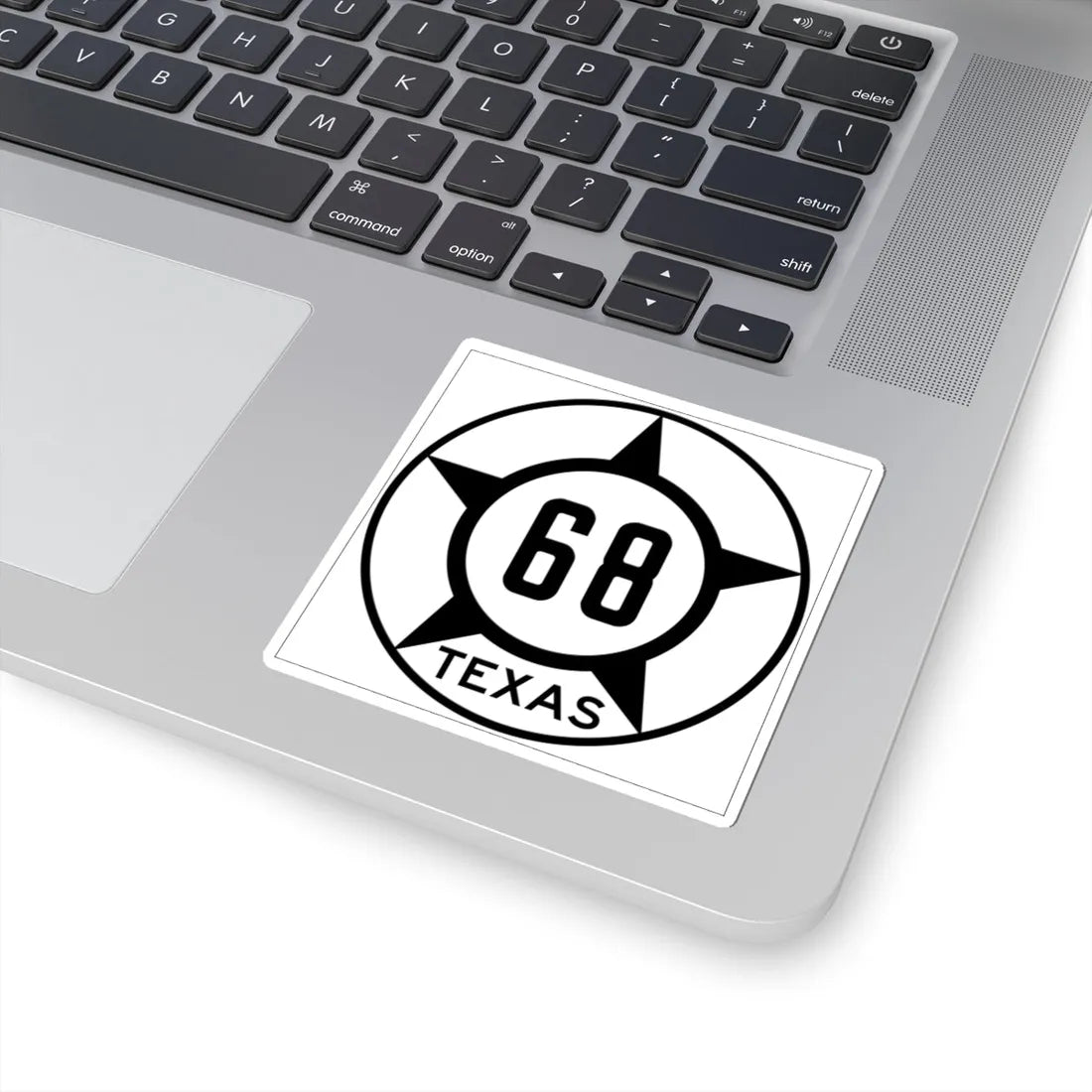 Old Texas 68 (Texas) (Road Sign) STICKER Vinyl Kiss-Cut Decal - The Sticker Space