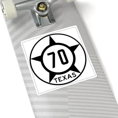 Old Texas 70 (Texas) (Road Sign) STICKER Vinyl Kiss-Cut Decal - The Sticker Space