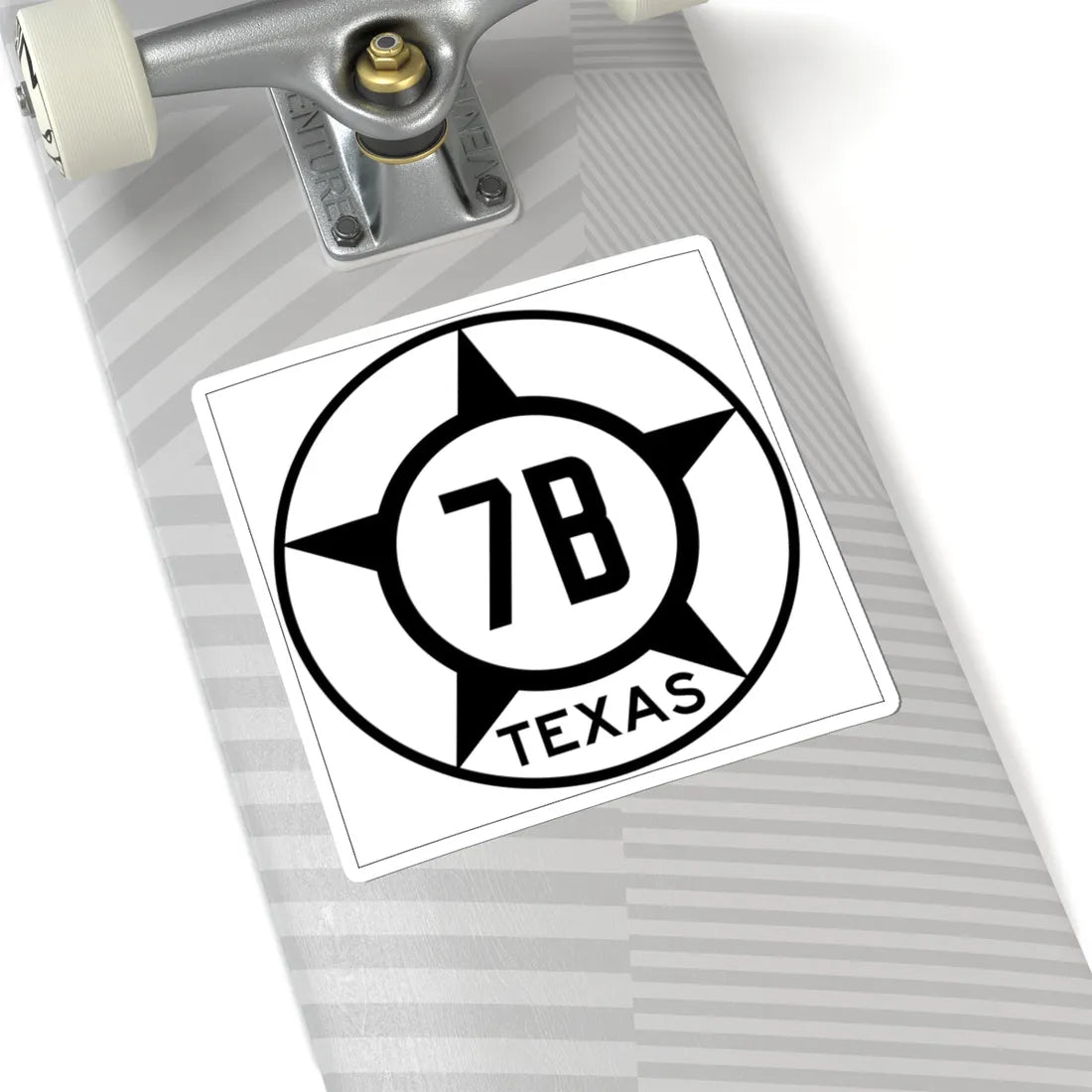 Old Texas 7B (Texas) (Road Sign) STICKER Vinyl Kiss-Cut Decal - The Sticker Space