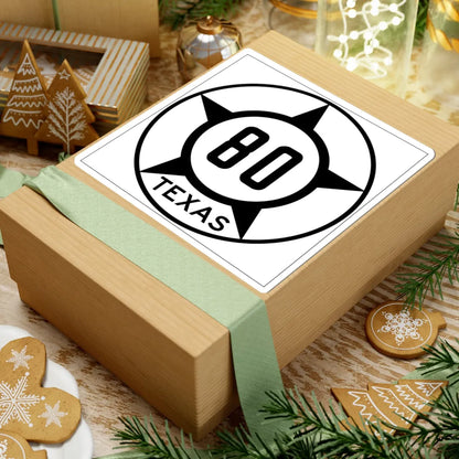 Old Texas 80 (Texas) (Road Sign) STICKER Vinyl Kiss-Cut Decal - The Sticker Space