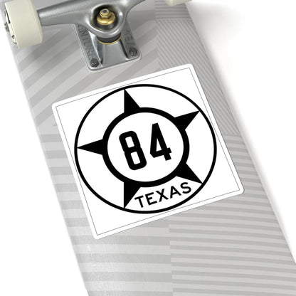 Old Texas 84 (Texas) (Road Sign) STICKER Vinyl Kiss-Cut Decal - The Sticker Space