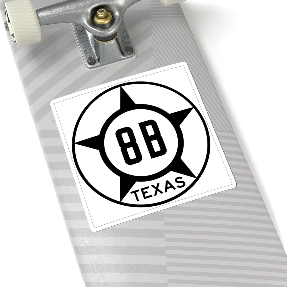 Old Texas 8B (Texas) (Road Sign) STICKER Vinyl Kiss-Cut Decal - The Sticker Space