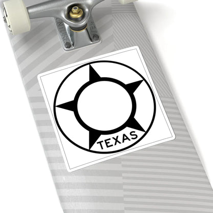 Old Texas blank (Texas) (Road Sign) STICKER Vinyl Kiss-Cut Decal - The Sticker Space