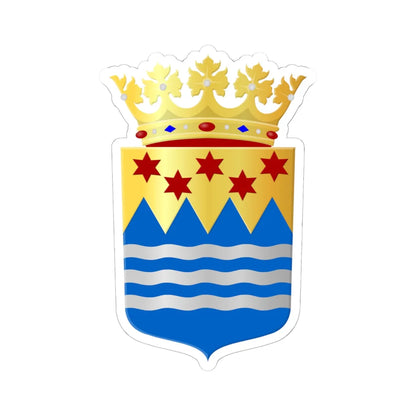 Oldambt wapen (Netherlands) (Coat of Arms) STICKER Vinyl Kiss-Cut Decal 6 Inch White - The Sticker Space