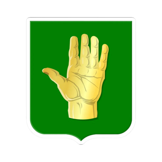 Oldemarkt wapen (Netherlands) (Coat of Arms) STICKER Vinyl Kiss-Cut Decal 2 Inch White - The Sticker Space