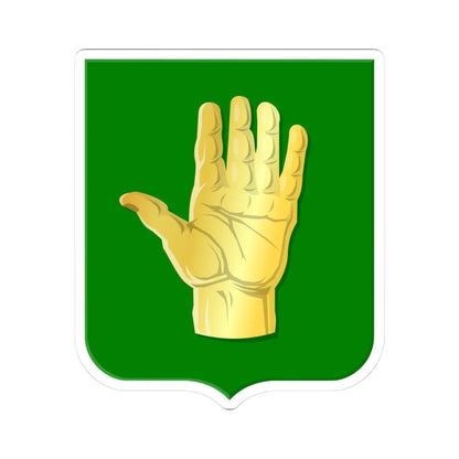 Oldemarkt wapen (Netherlands) (Coat of Arms) STICKER Vinyl Kiss-Cut Decal 3 Inch White - The Sticker Space