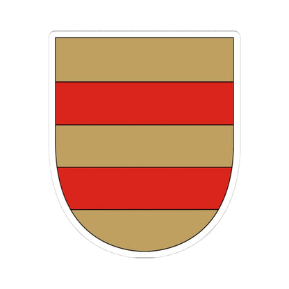 Oldenborgs våben (Denmark) (Coat of Arms) STICKER Vinyl Kiss-Cut Decal 4 Inch White - The Sticker Space